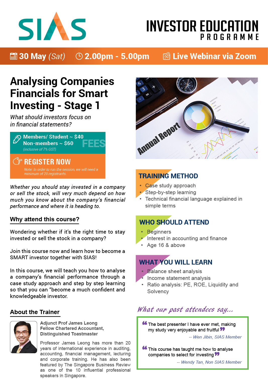 Analysing Companies Financials for Smart Investing - Stage 1
